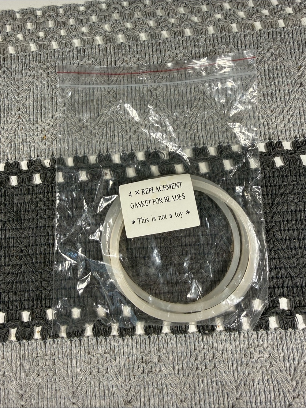 Magic Bullet 4 Gasket Pack For Blades Replacement Part Piece Model MB1001